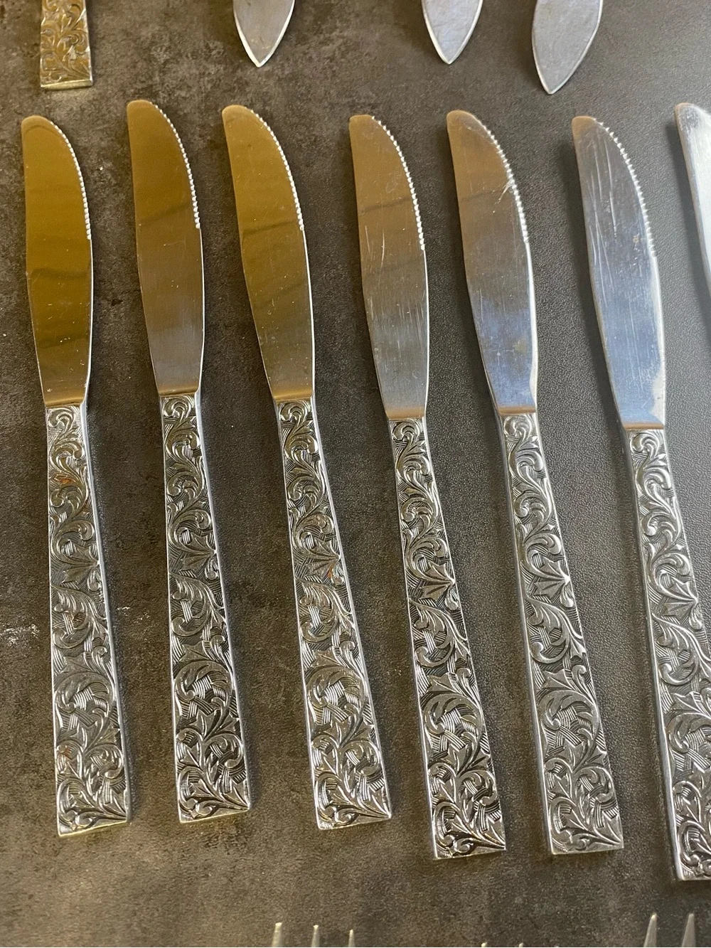 SCC Supreme Cutlery Made in Japan Stainless Steel Silver Flatware Set 44 Pieces
